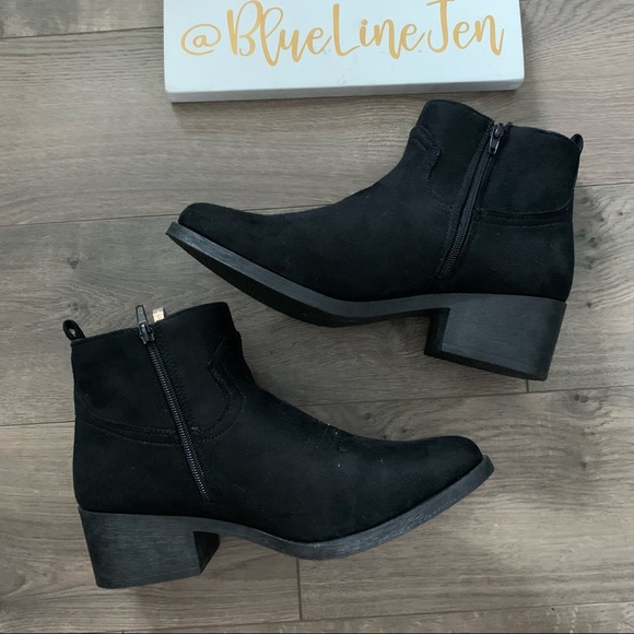 Wanted Black Booties NWOT - Picture 3 of 7